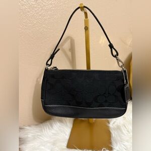 Vintage Coach monograms mini black   Purse